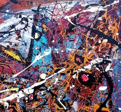 "NOUVEAU DEPART" Pollock style