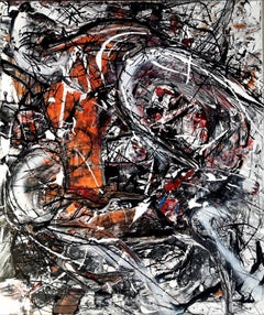 „PAR LA LOI DU SILENCE JE TE PROTEGE“  Pollock-Stil