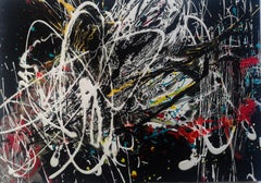 "QUELQUE PART DANS L'UNIVERS" Style Pollock