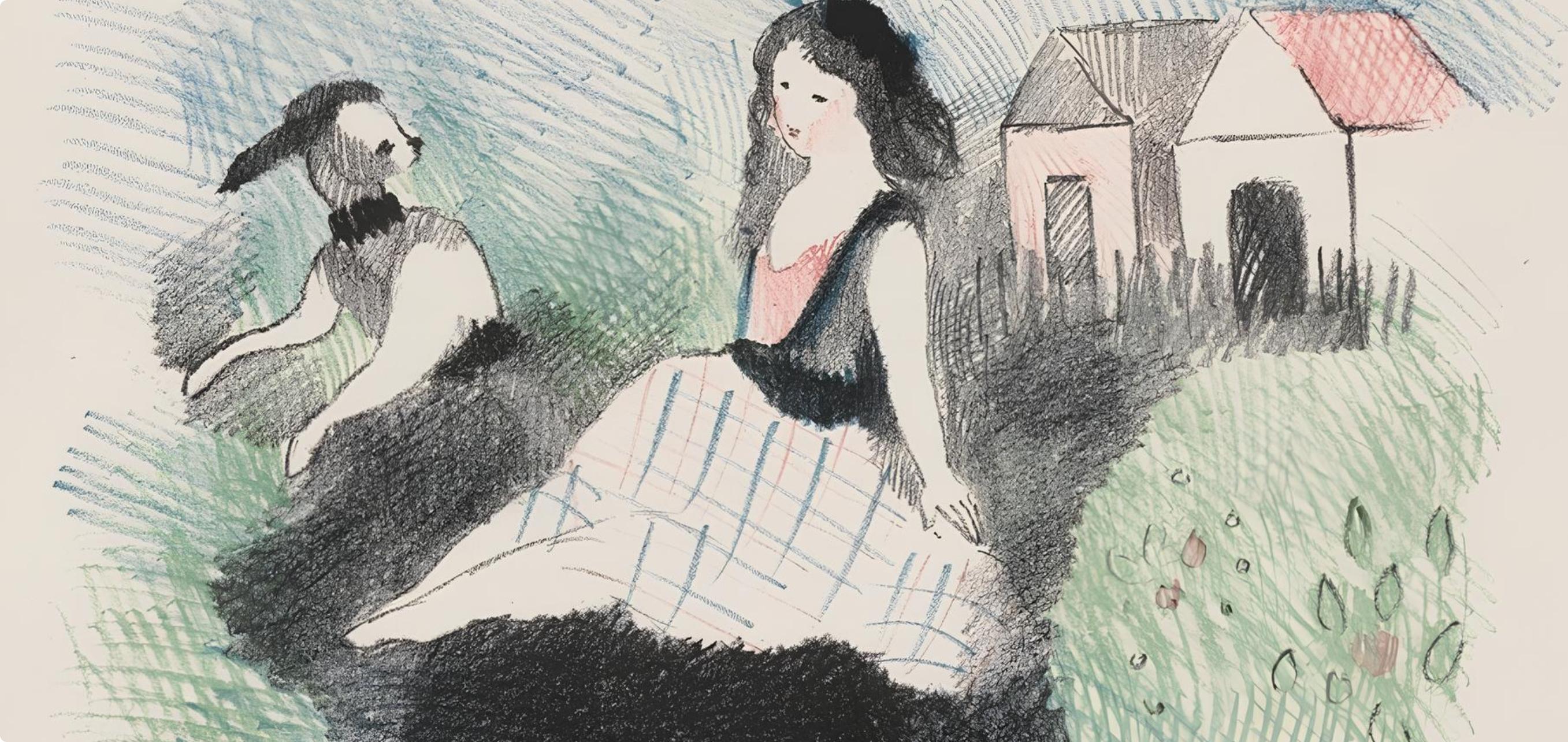 Composition, Alice's Adventures in Wonderland, Marie Laurencin For Sale 1