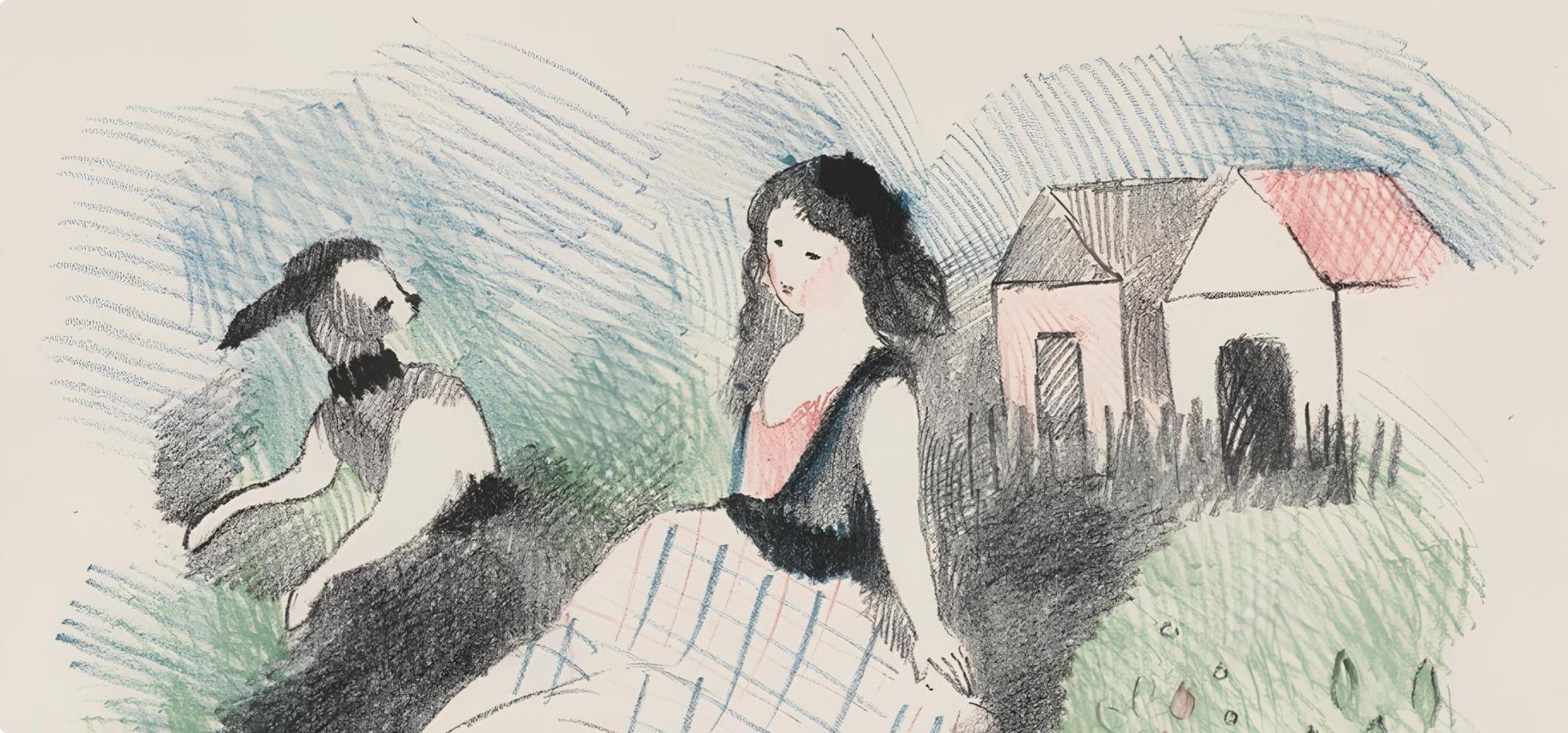 Composition, Alice's Adventures in Wonderland, Marie Laurencin For Sale 2