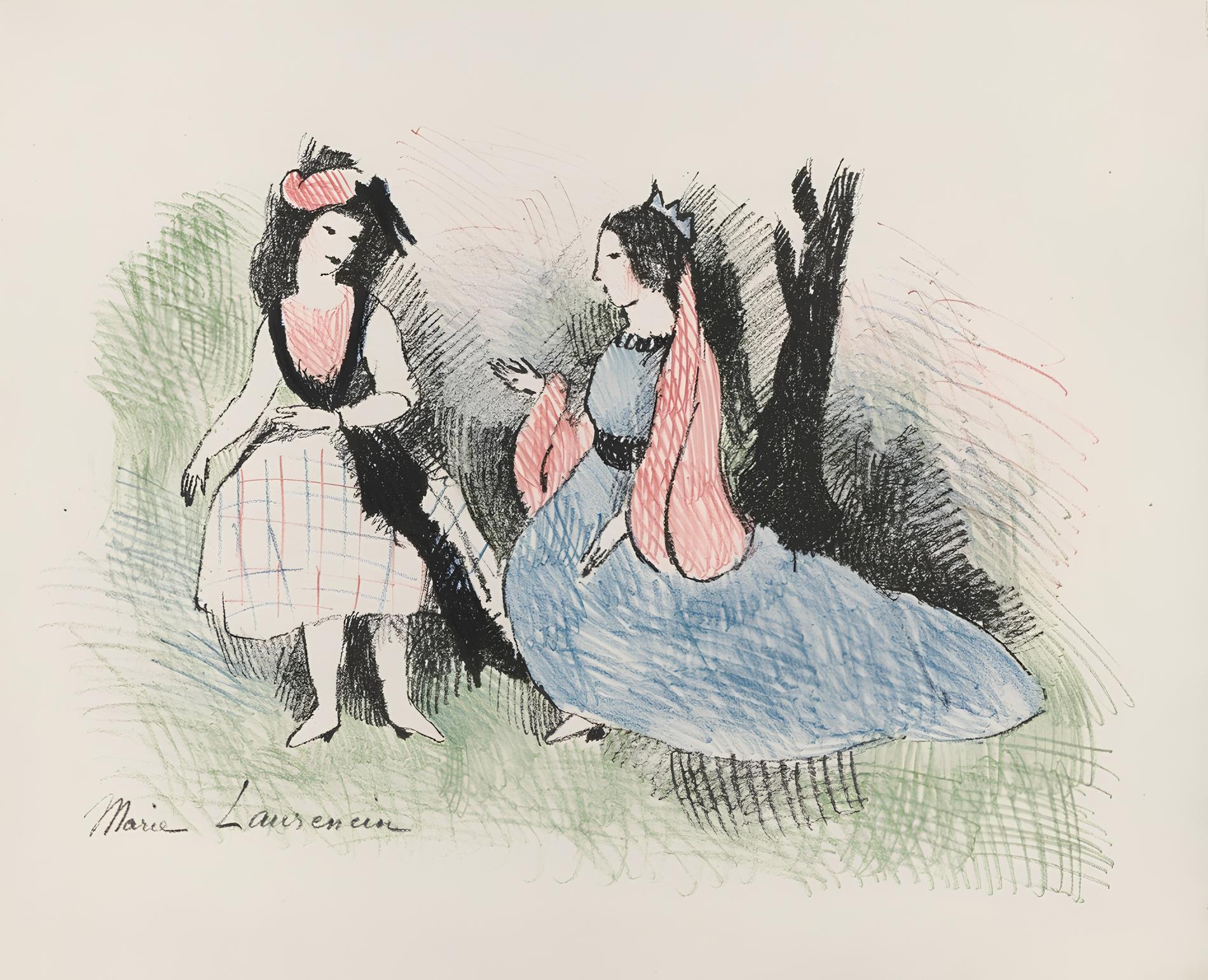 Composición, Las aventuras de Alicia en el país de las maravillas, Marie Laurencin en venta 4