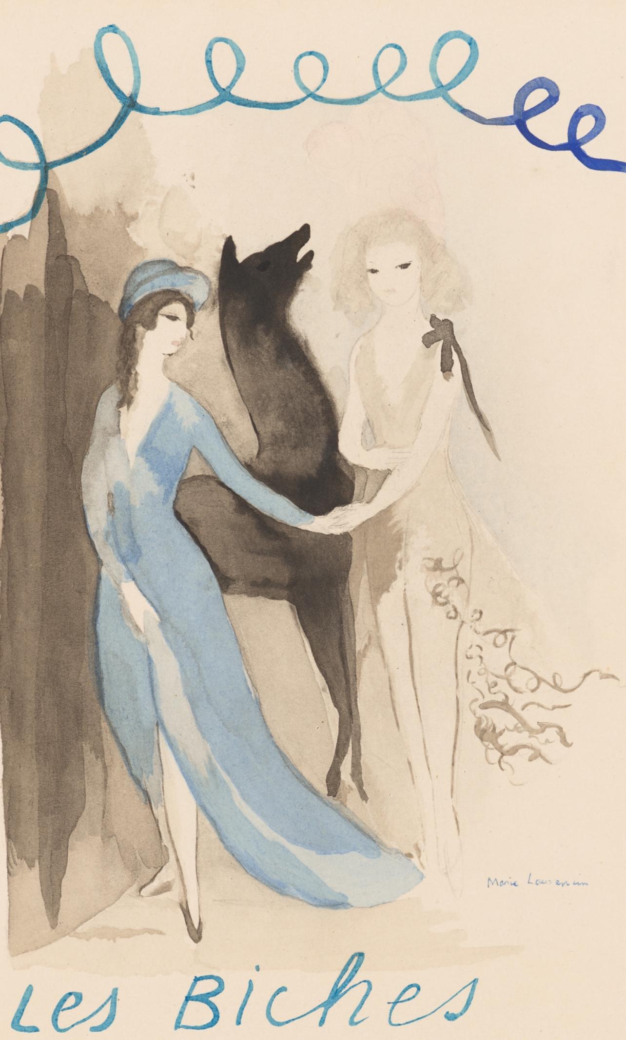 Composición, Les Biches, Marie Laurencin en venta 1