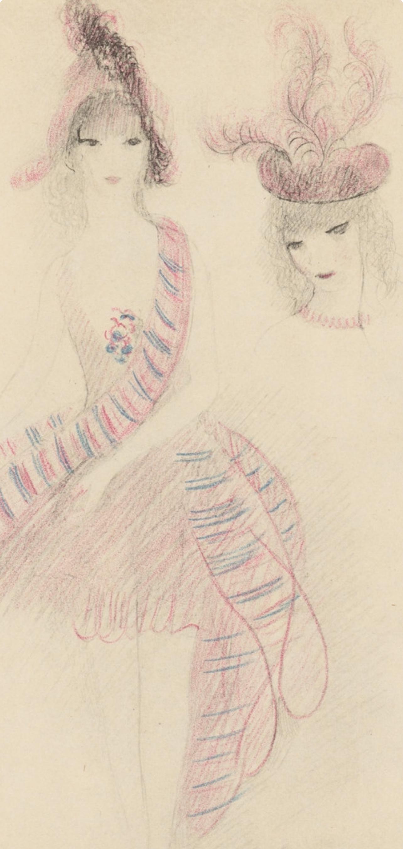 Composición, Les Biches, Marie Laurencin en venta 1