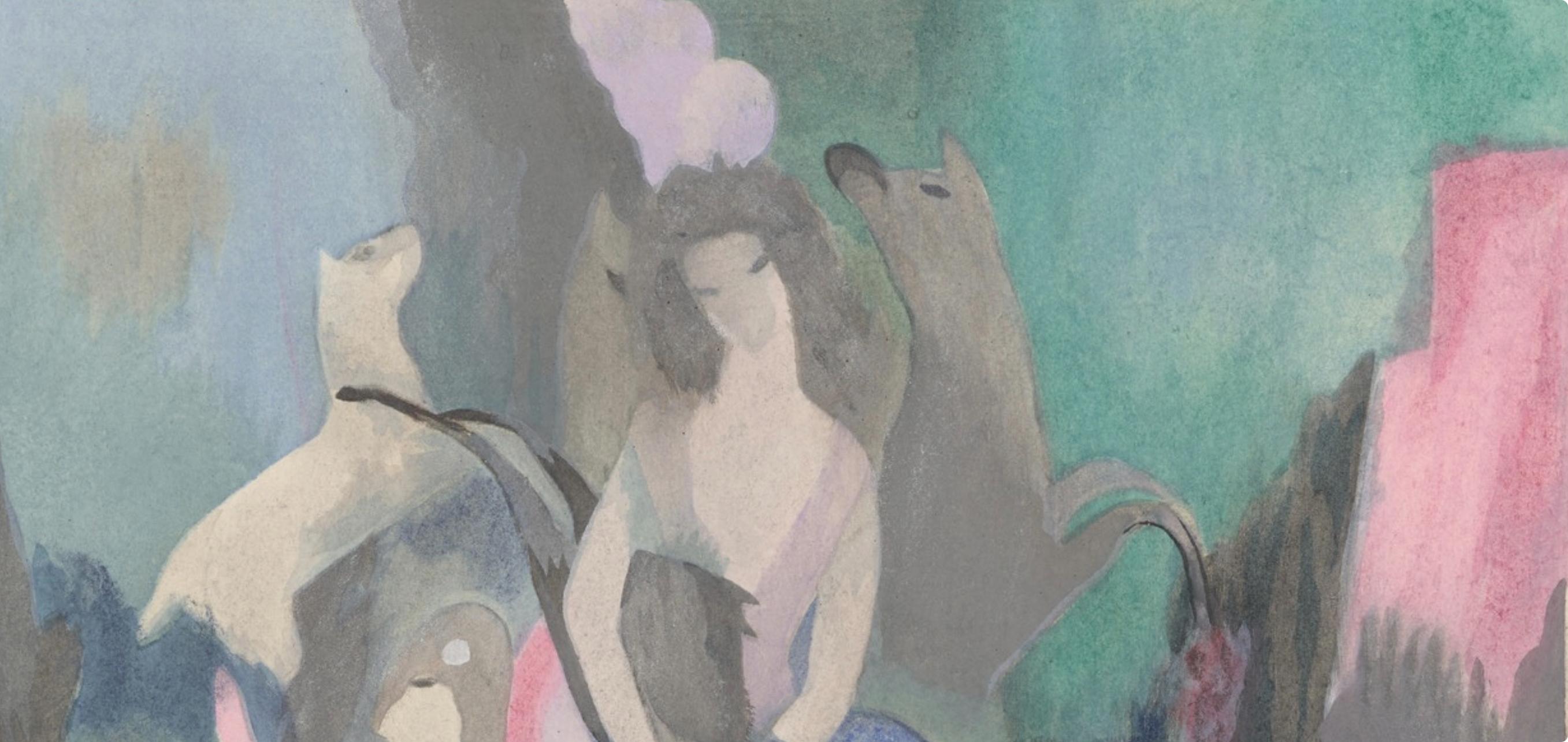 Composición, Les Biches, Marie Laurencin en venta 1