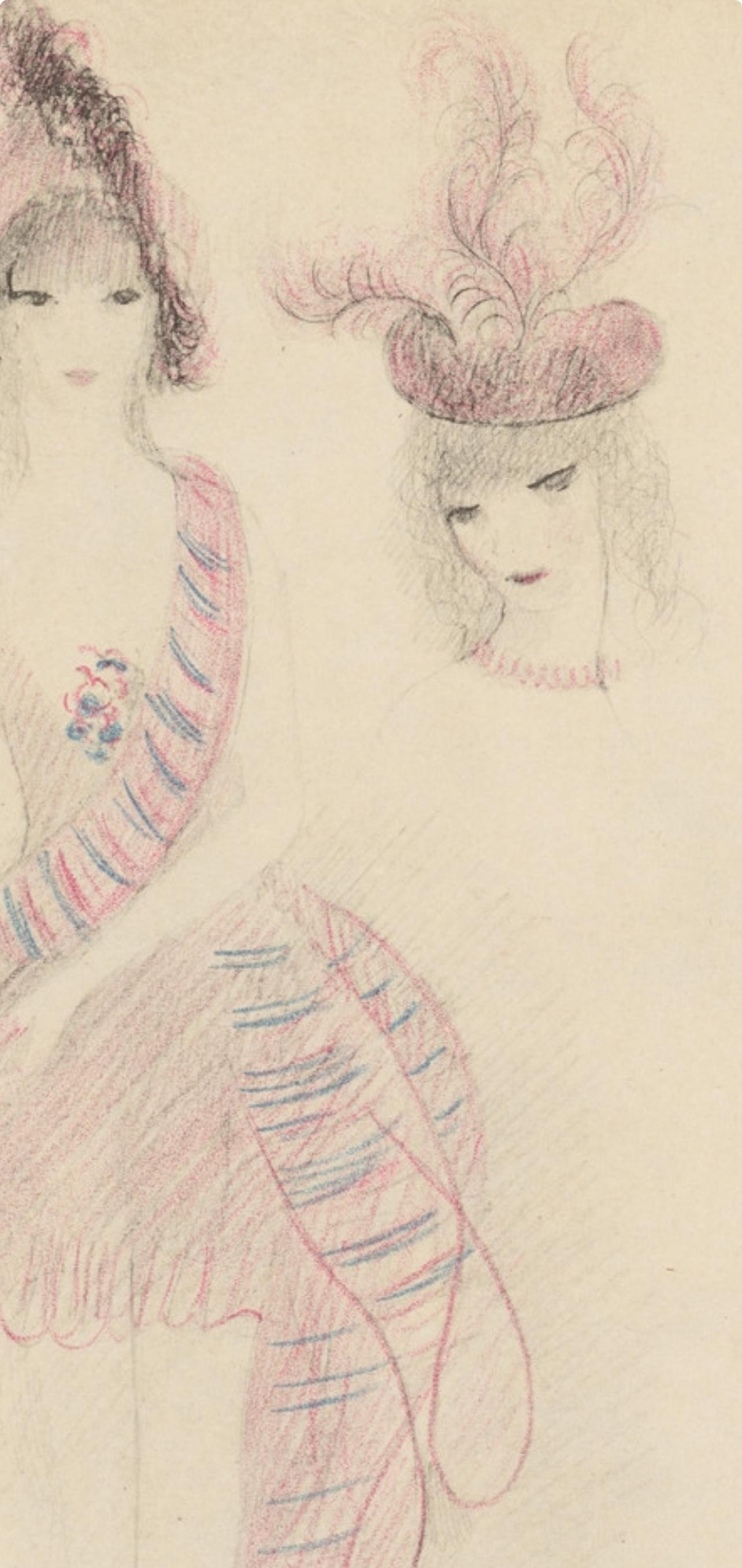 Composición, Les Biches, Marie Laurencin en venta 3