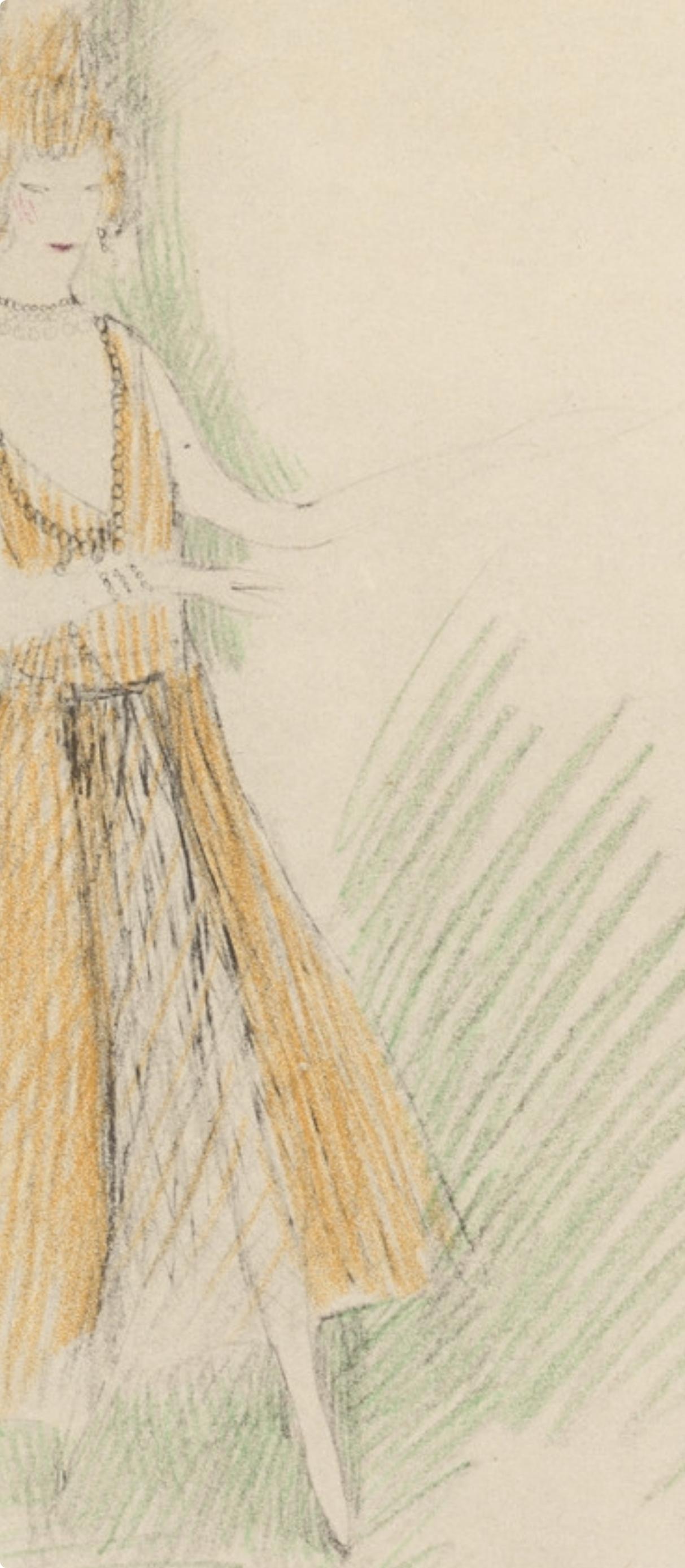 Composición, Les Biches, Marie Laurencin en venta 3