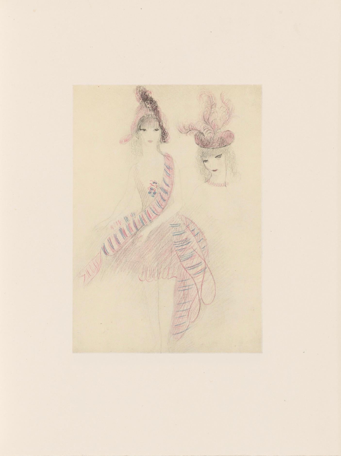Composición, Les Biches, Marie Laurencin en venta 4