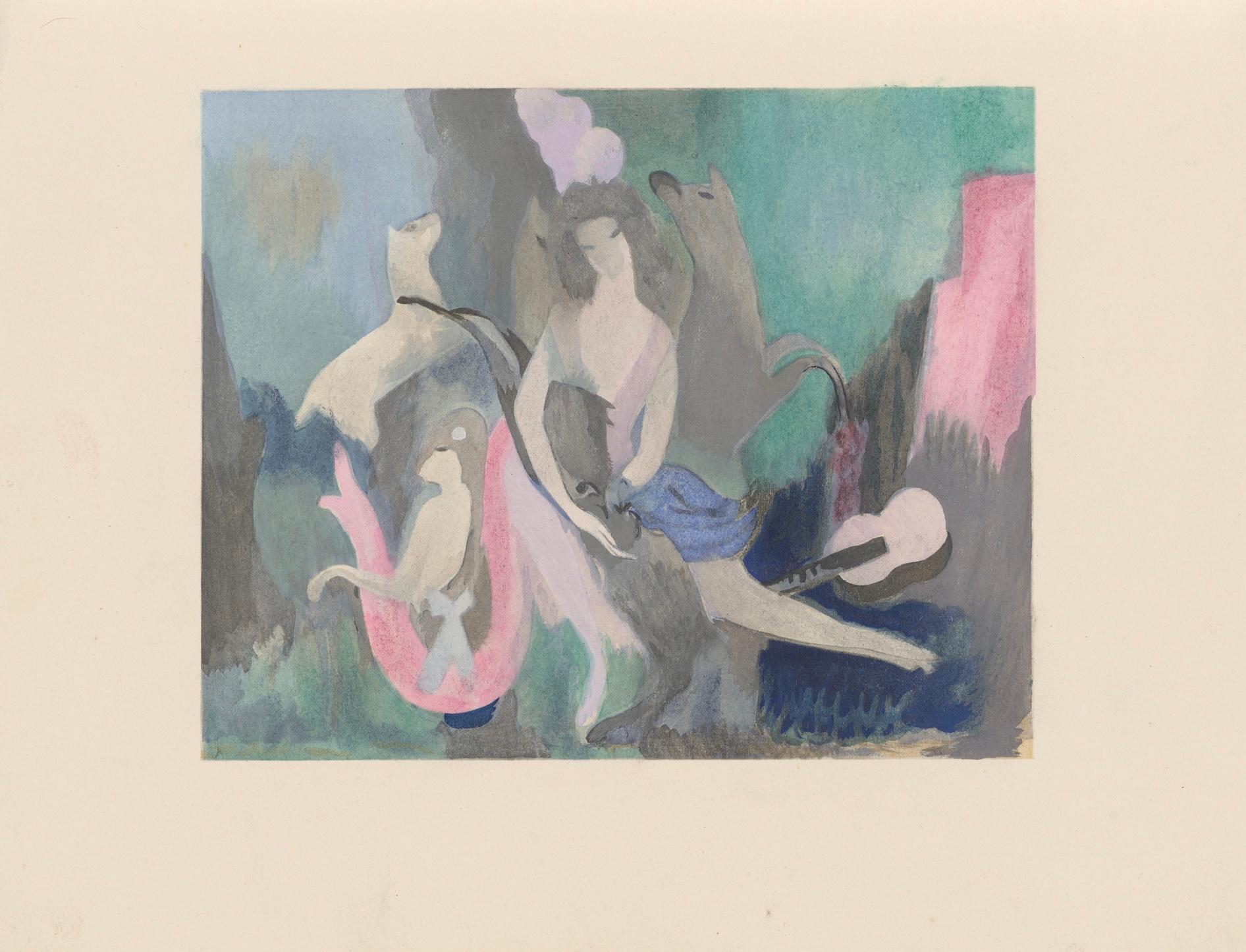 Composición, Les Biches, Marie Laurencin en venta 4