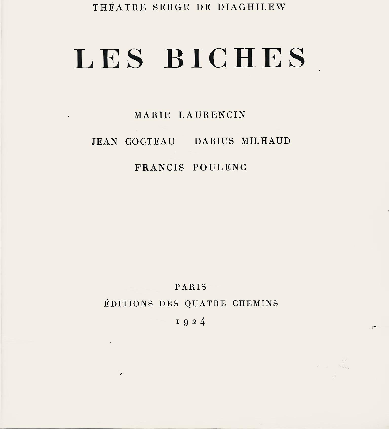 Composición, Les Biches, Marie Laurencin en venta 5