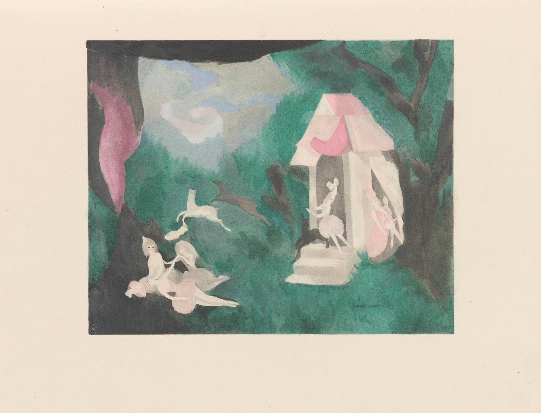 Composición, Les Biches, Marie Laurencin en venta 5