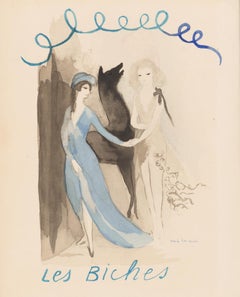 Composición, Les Biches, Marie Laurencin