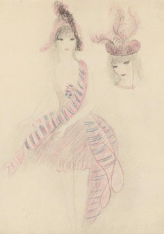 Composition, Les Biches, Marie Laurencin