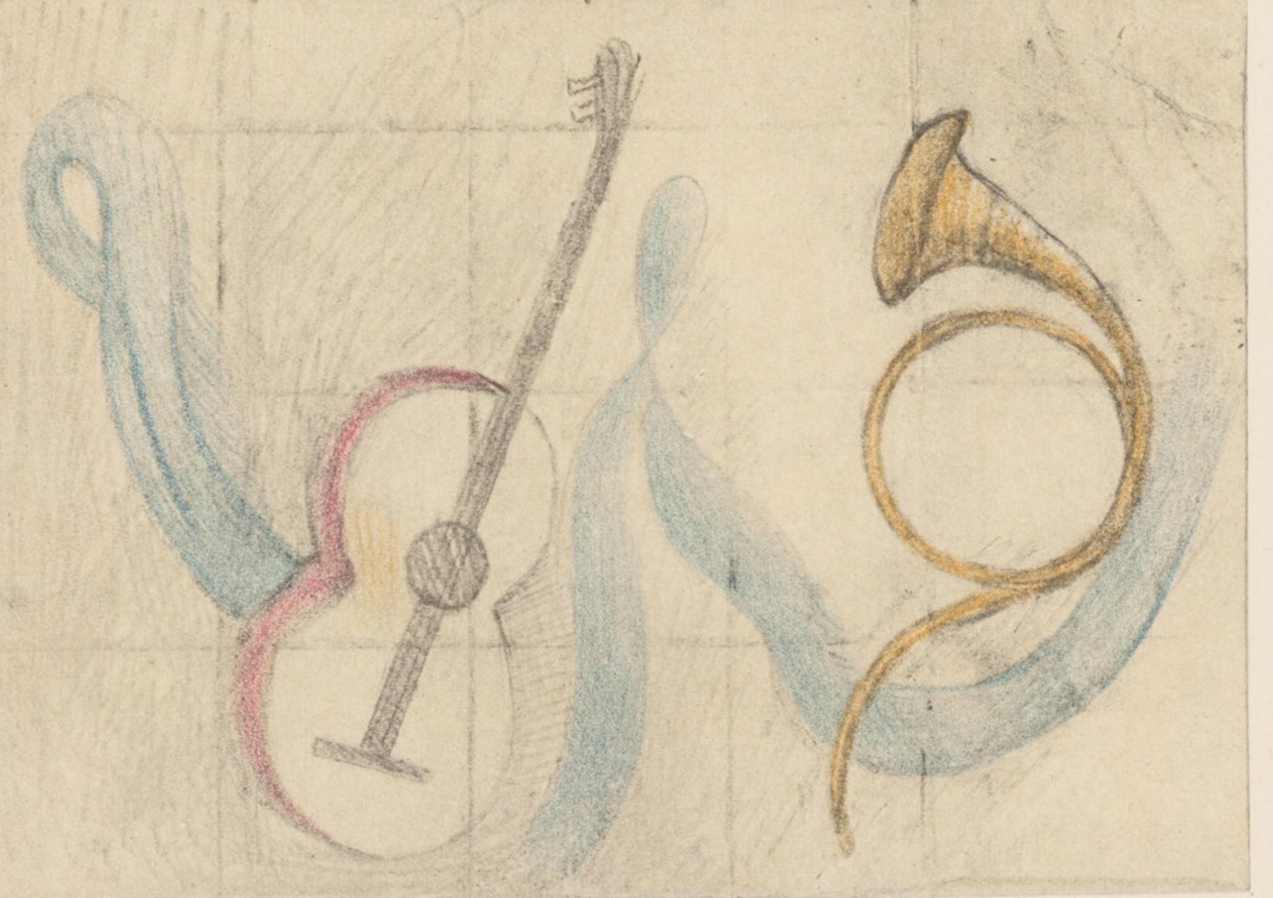 Litografía y estarcido sobre papel vélin des Manufactures d'Arches. Sin firmar y sin numerar, tal como se publicó. Buen estado. Notas: Del volumen Les Biches, 1924. Publicado por Éditions des Quatre Chemins, París; impreso por Ateliers Daniel