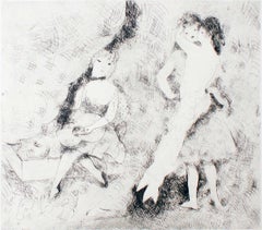 Le Bal - Etching by Marie Laurencin - 1927