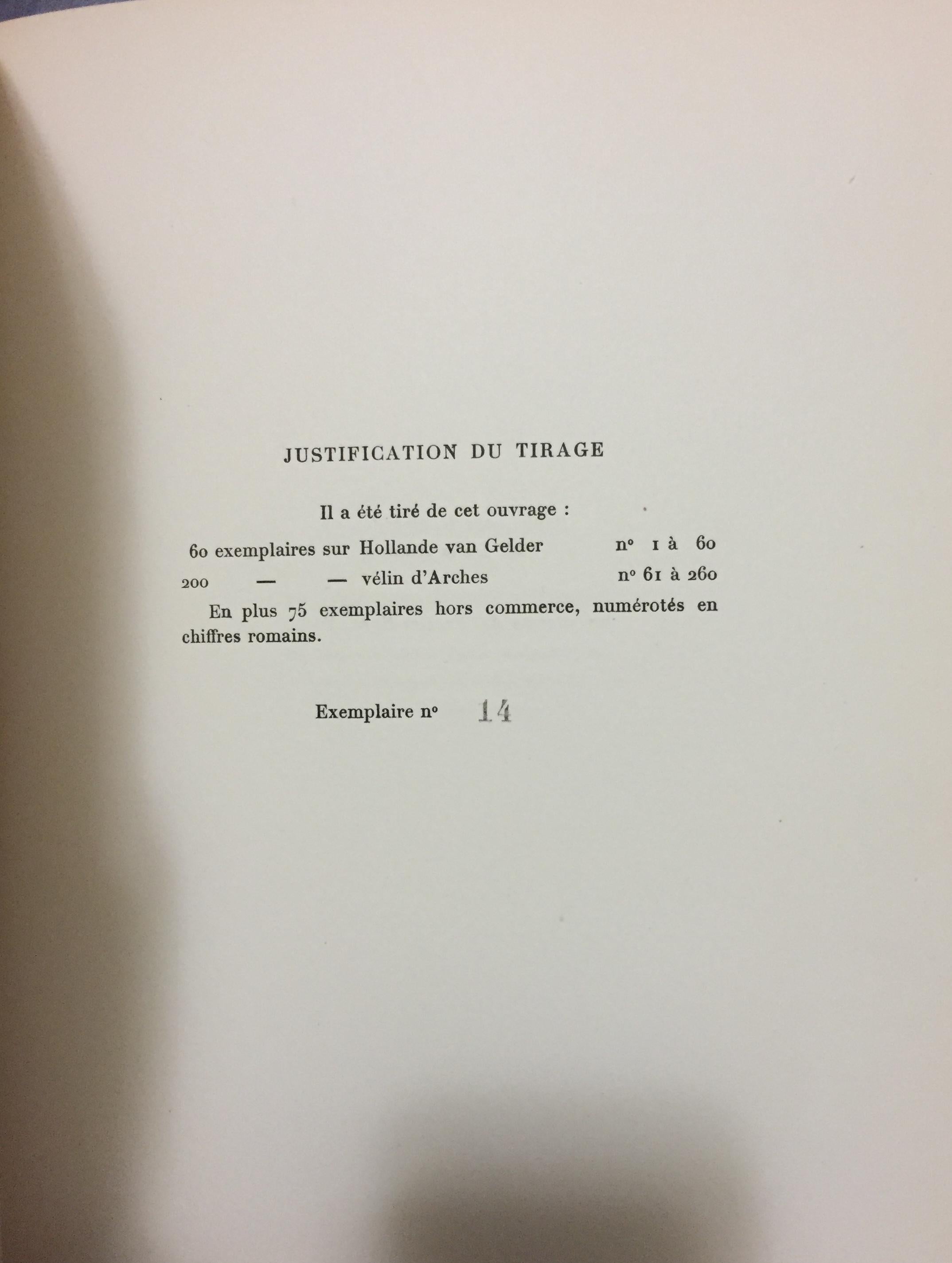 Les Biches – Seltenes Buch, illustriert von M. Laurencin – 1924 im Angebot 1