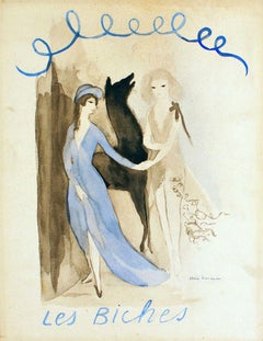 Les Biches - Rare Book Illustrated by M. Laurencin - 1924