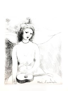 Marie Laurencin - Donna angelo - Acquaforte originale