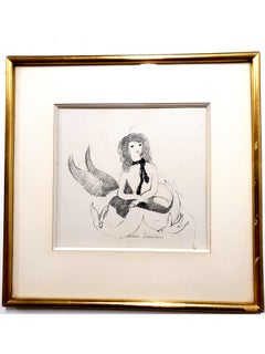 Marie Laurencin - Donna - Acquaforte originale firmata