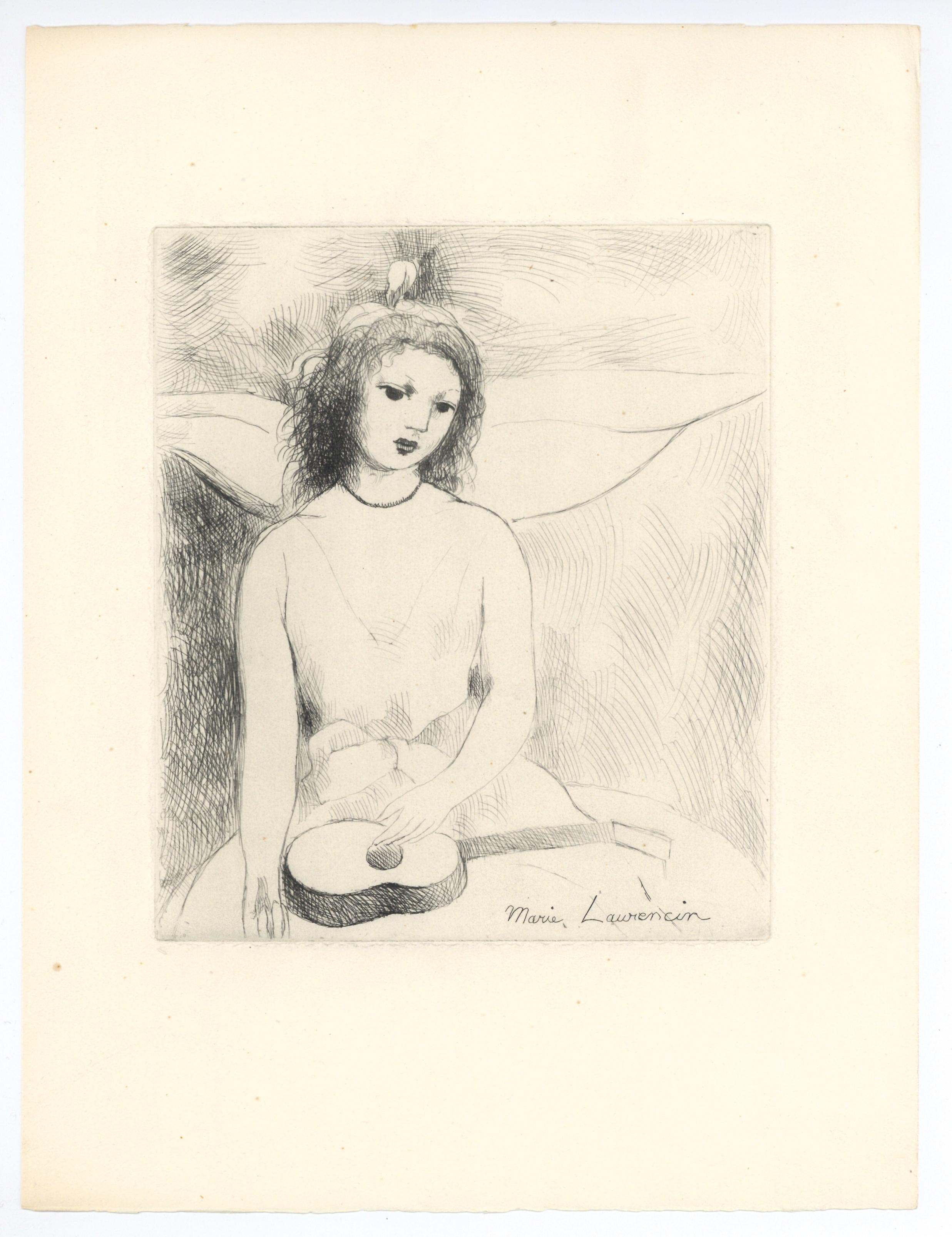 original etching for Alternance - Print by Marie Laurencin