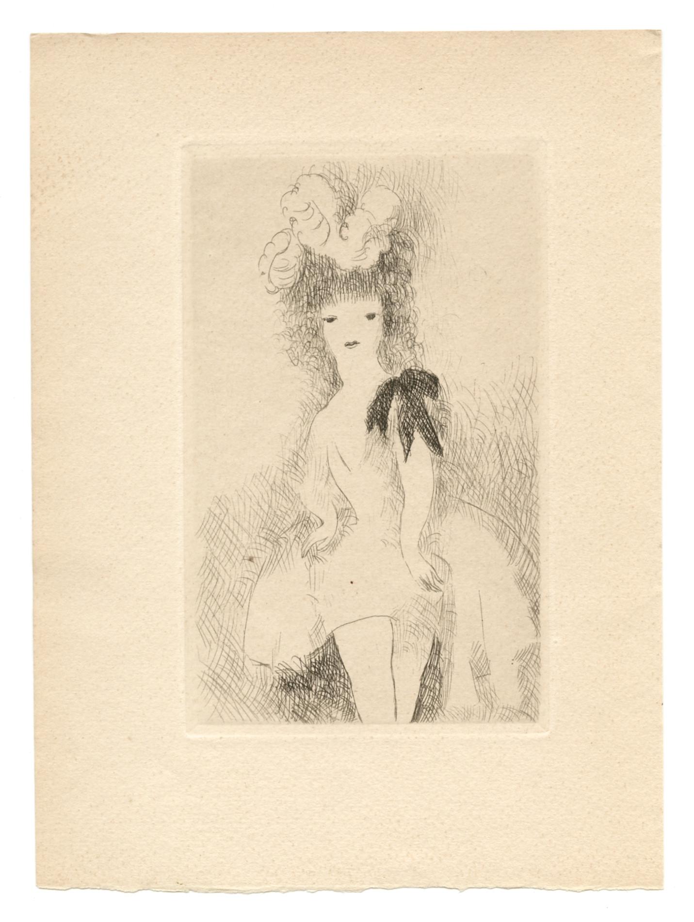 Medium: original etching. Printed in 1926 at the atelier Lacourière on Montgolfier paper and published by Au Sans Pareil in a limited edition of 995 for 