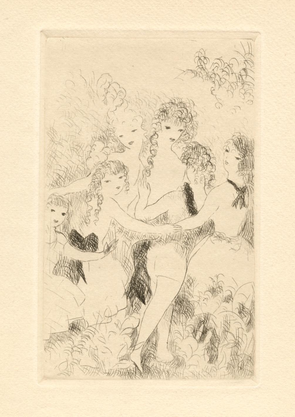 original etching - Print by Marie Laurencin