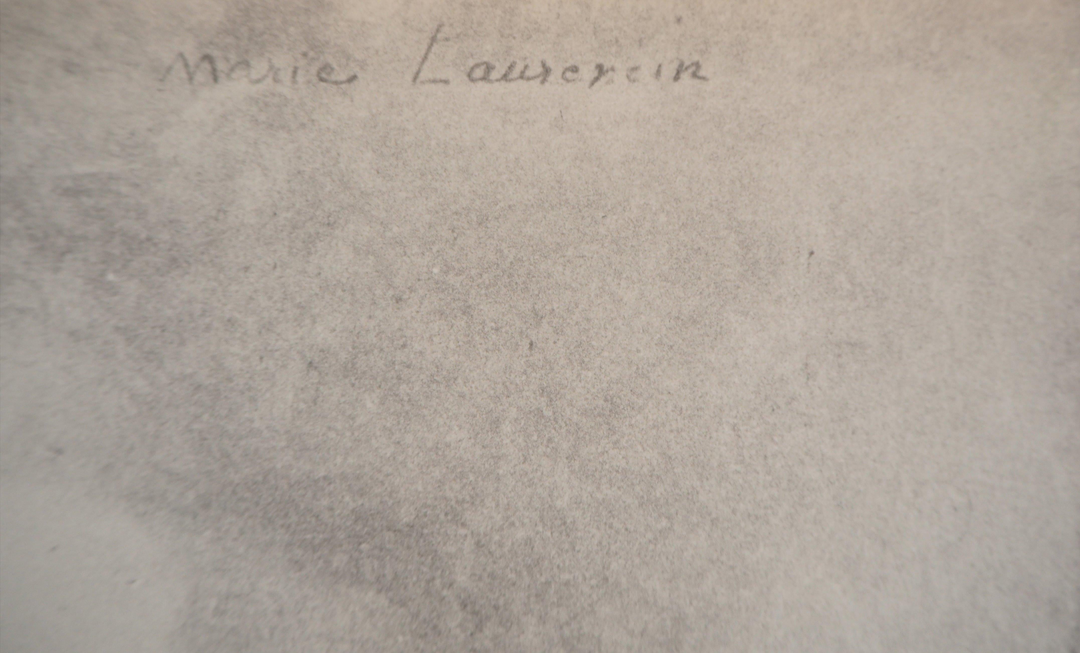 Rider et danseur - Eau-forte originale - Print de Marie Laurencin
