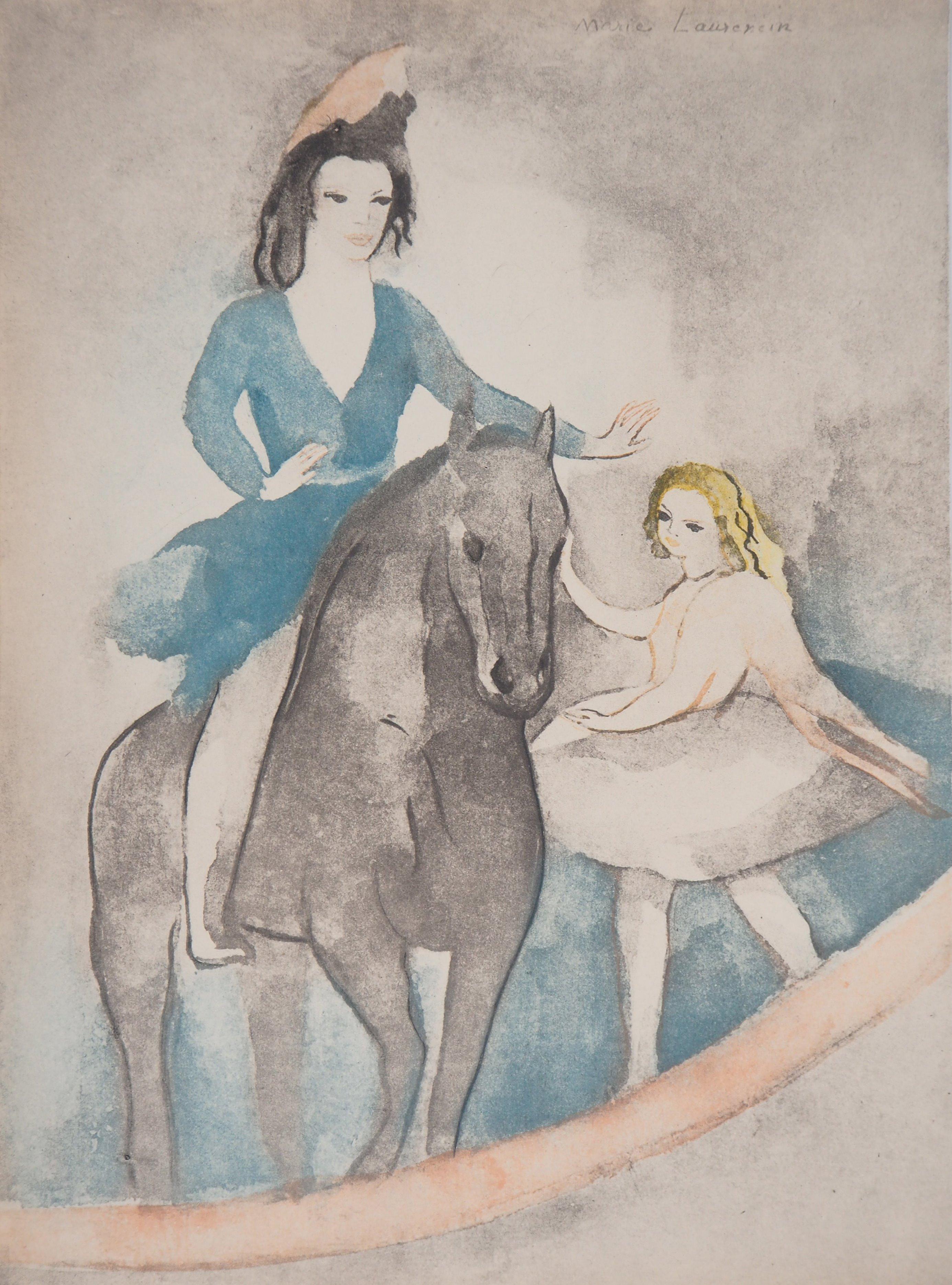 Marie Laurencin Figurative Print - Rider and Dancer - Original Etching