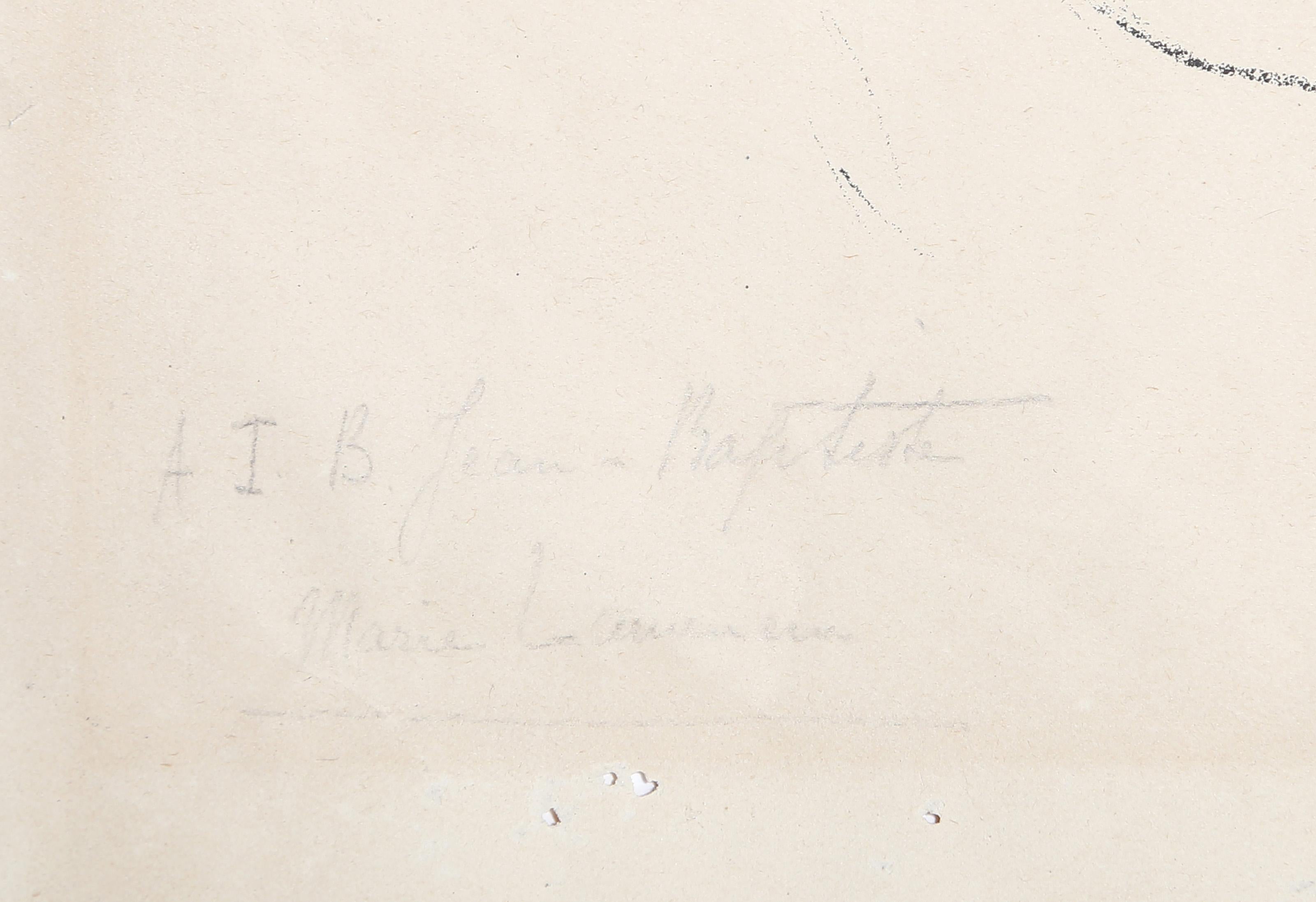 Self-Portrait, litografia impressionista firmata da Marie Laurencin in vendita 2