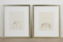 "Two Women" Pair Etchings