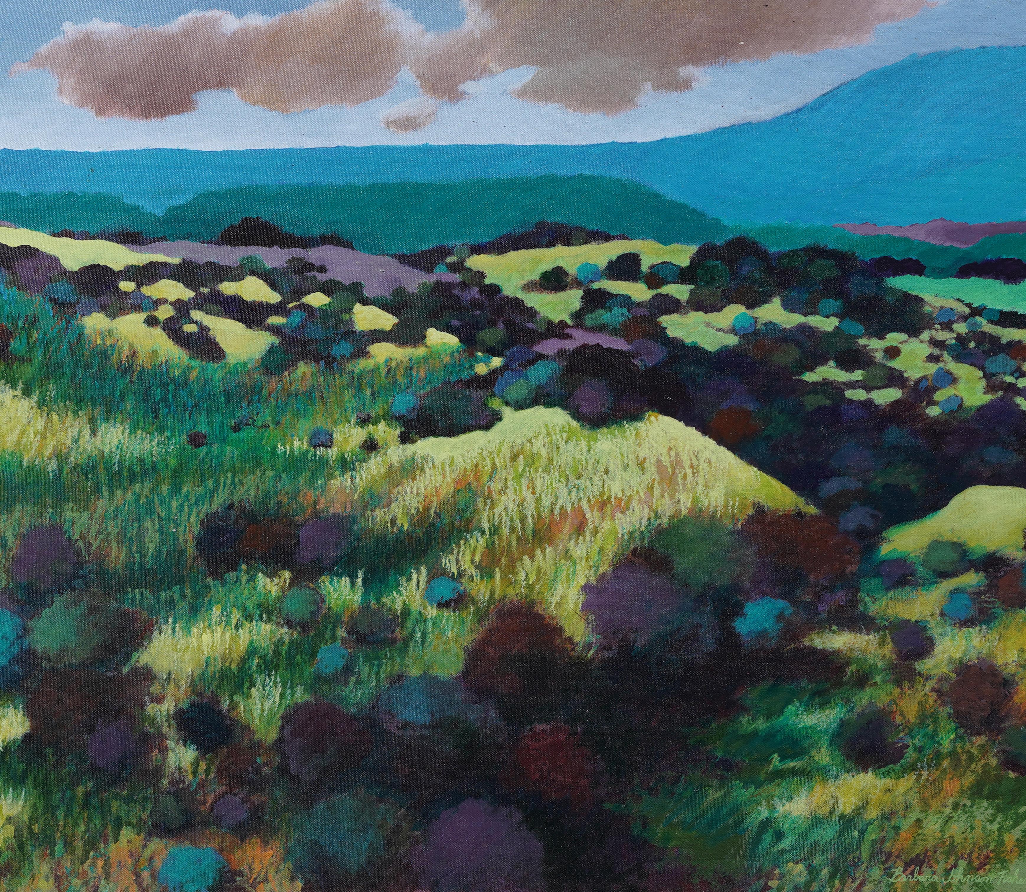 Sin título de Barbara Johnson Fisher - Landscape Painting Negro de Unknown