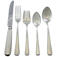 Marie Louise by Blackinton Sterling Silver Flatware Set for 12 Service 63 pieces