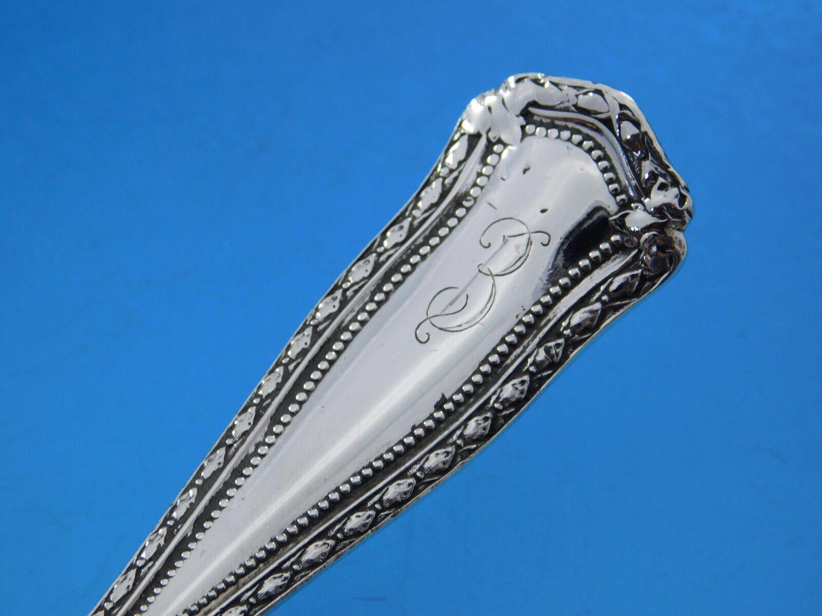 Argento 925 Marie Louise by Shreve Set di posate in argento sterling 70 pezzi B mono Dinner in vendita