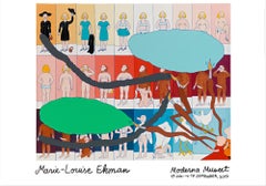 Marie-Louise Ekman, Painting bird children and striptease 2017 Exhibition Poster