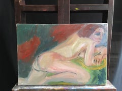 Impressionist Nude, Atmospheric Colour, Oil Painting