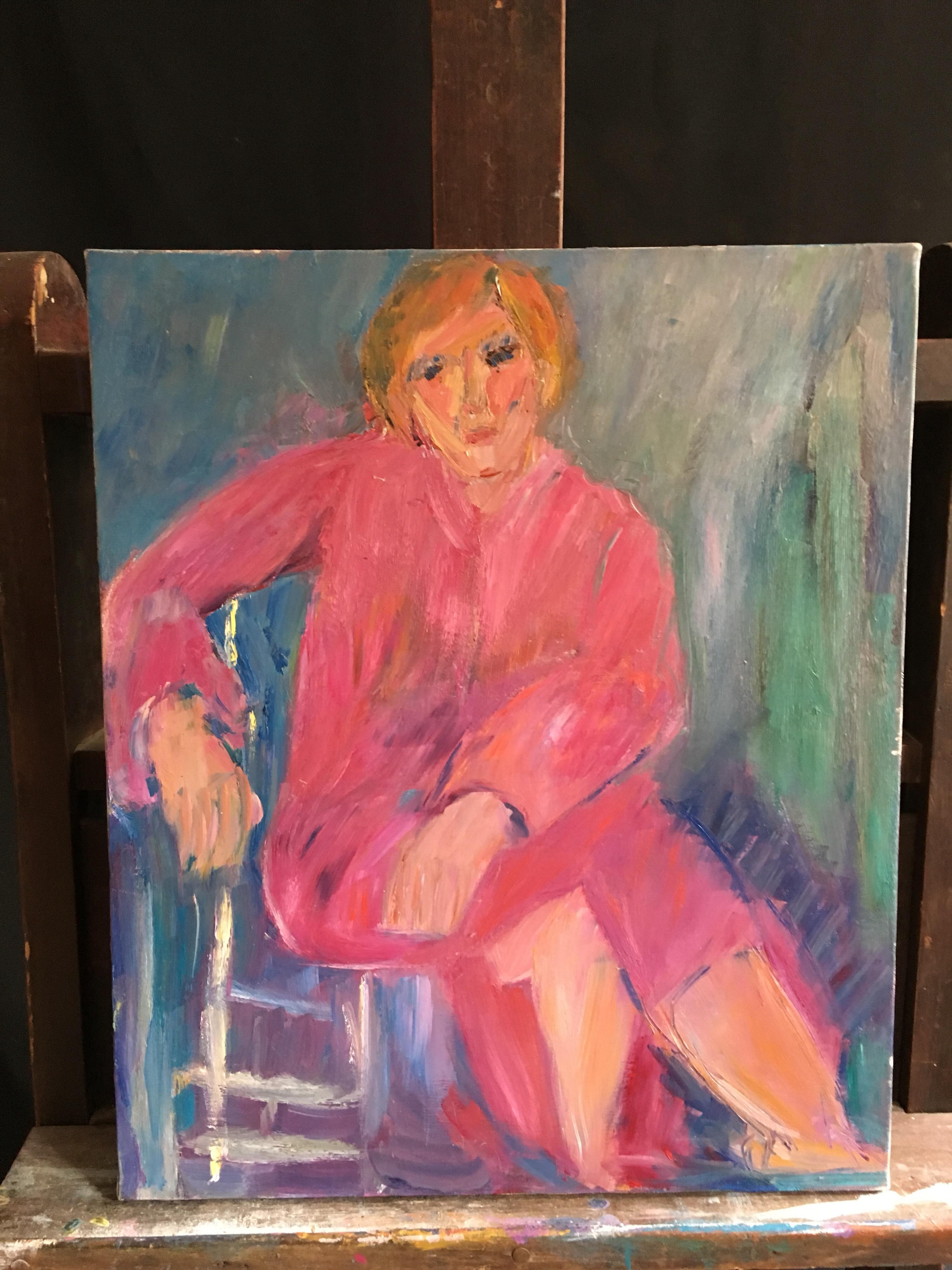 the pink lady painting