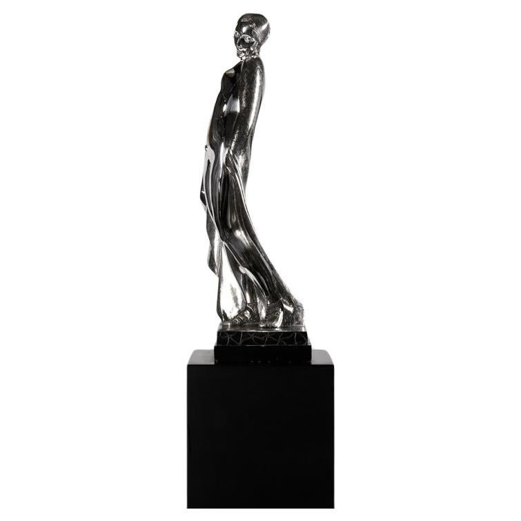 Marie-Louise Simard, Art Deco Sculpture of a Woman, France, 1926 For Sale
