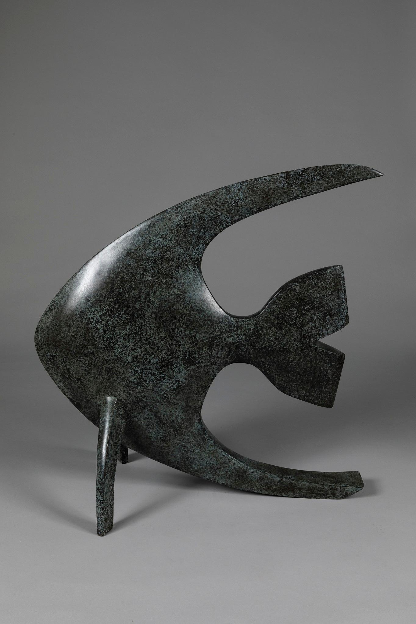 Acqua is a bronze sculpture of a fish by Marie Louise Sorbac. 63 cm × 32 cm × 63 cm.

This sculpture is part of a series celebrating nature and the animal kingdom. It is available in a limited edition of 8 copies and 4 artist's proofs. Specific