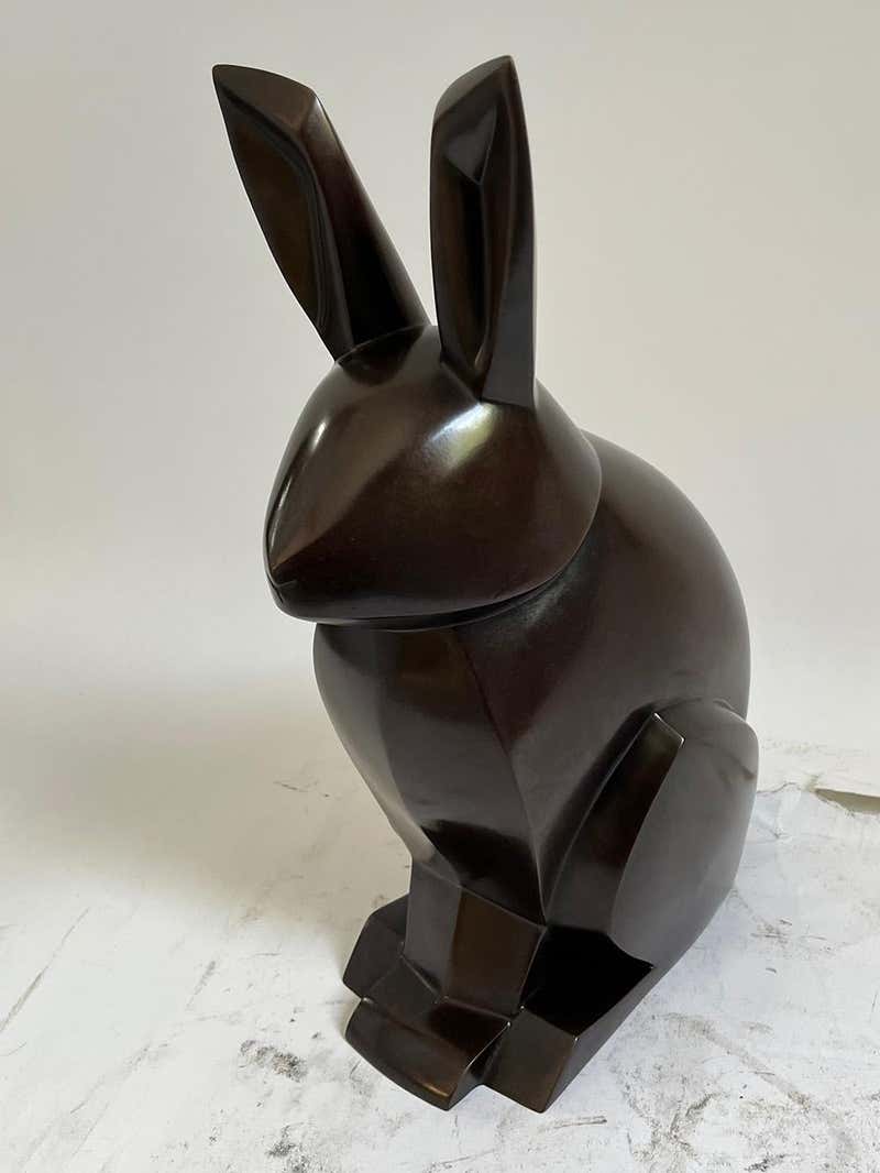 Bronze Sculpture Rabbit - 132 For Sale on 1stDibs | bronze rabbit ...