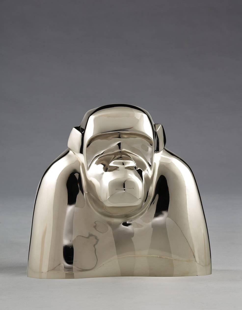 Oscar is a bronze sculpture by French contemporary artist Marie Louise Sorbac, dimensions are 28 × 29 × 30 cm (11 × 11.4 × 11.8 in).
The sculpture is signed and numbered, it is part of a limited edition of 8 editions + 4 artist’s proofs, and comes