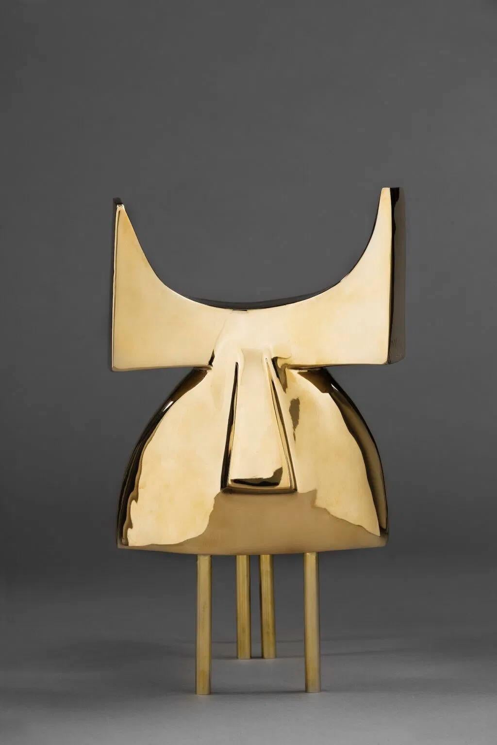 Pablo is a bronze sculpture by French contemporary artist Marie Louise Sorbac, dimensions are 31 × 18 × 25 cm (12.2 × 7.1 × 9.8 in). 
The sculpture is signed and numbered, it is part of a limited edition of 24 editions + 4 artist’s proofs, and comes