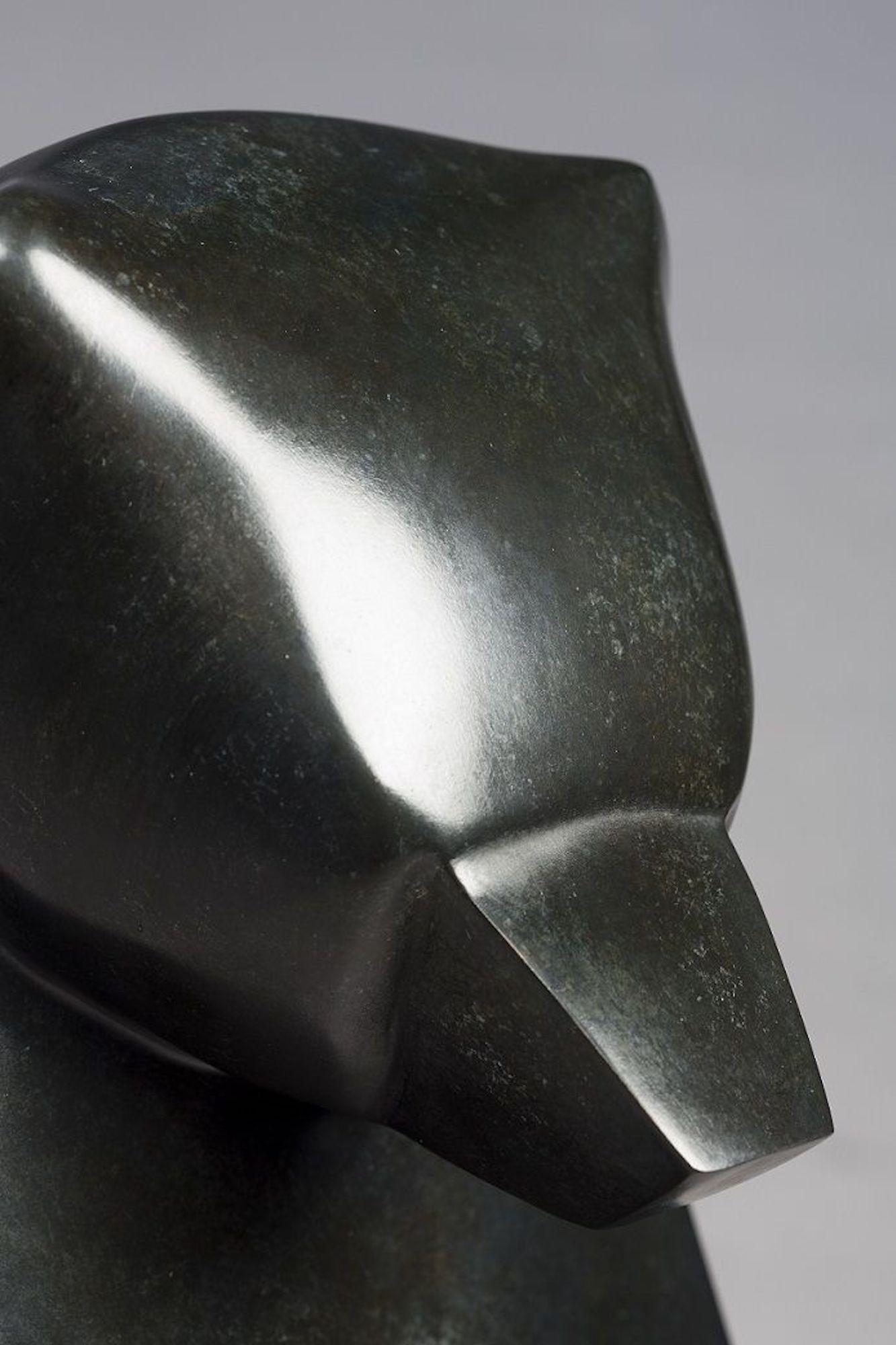 Prosper de Marie Louise Sorbac -  Sculpture animalière en bronze, ours, noir 3