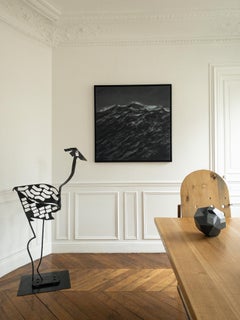 Tara by Marie Louise Sorbac - Animal bronze sculpture, ostrich, bird, nature