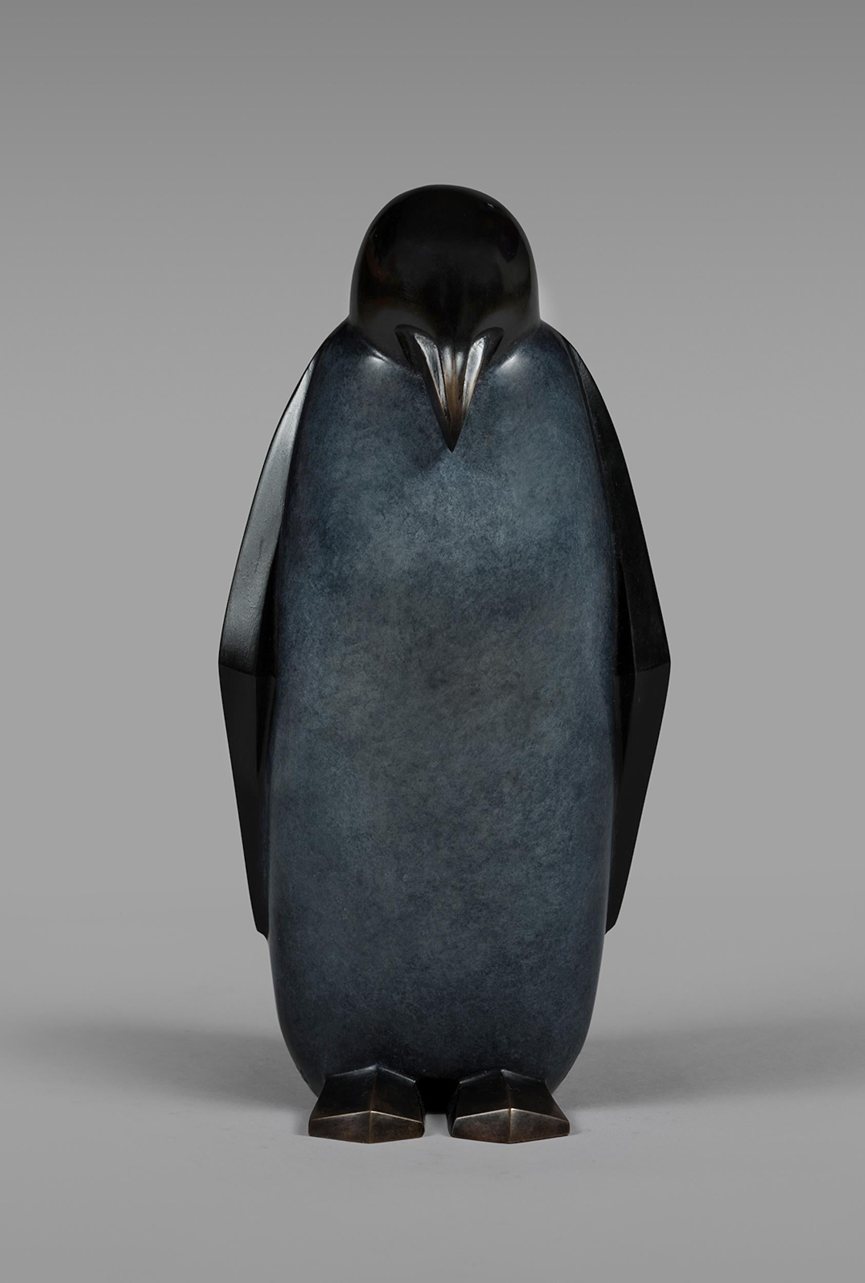 Valdes di Marie Louise Sorbac -  Scultura animale in bronzo, pinguino in vendita 1