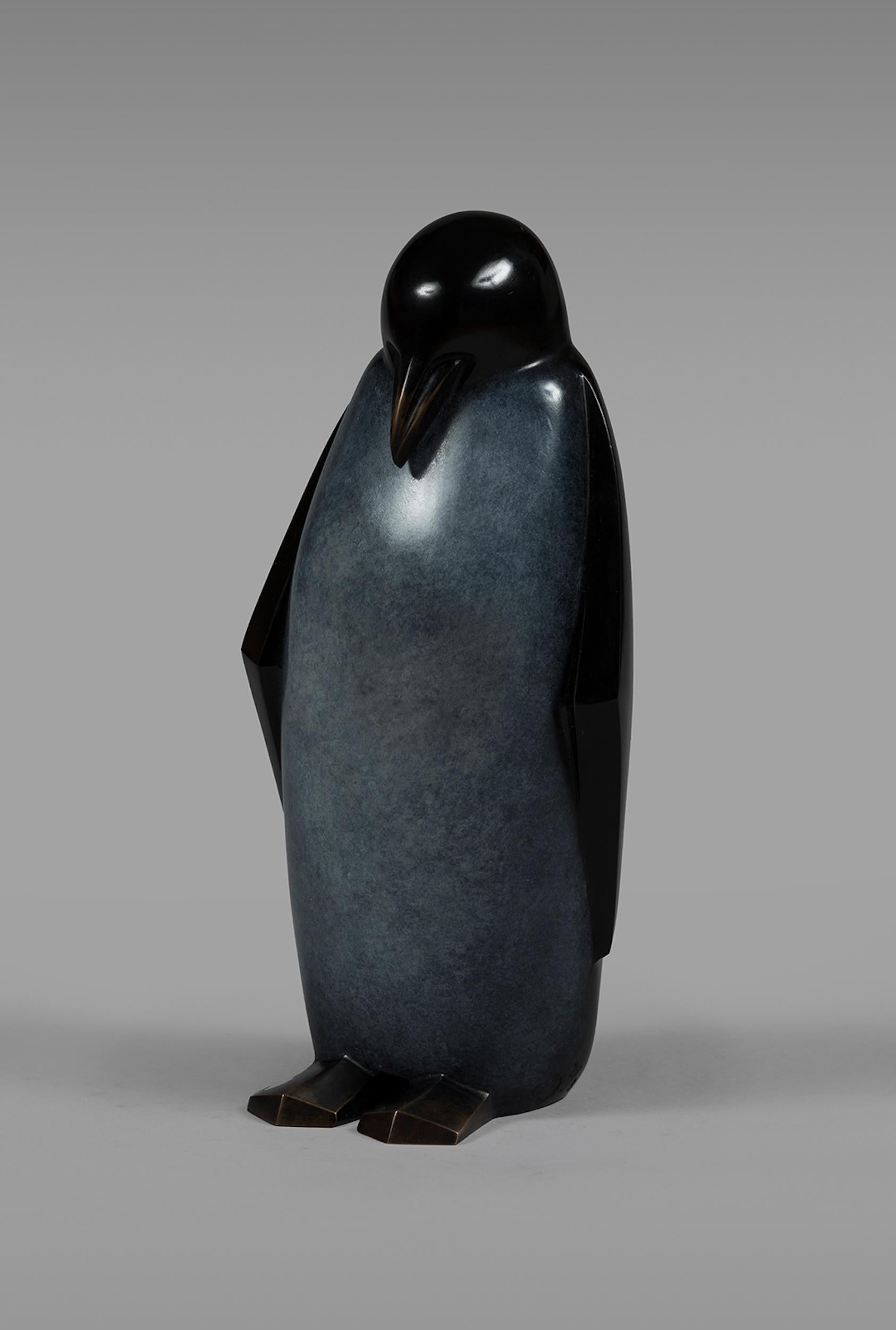 Valdes di Marie Louise Sorbac -  Scultura animale in bronzo, pinguino in vendita 2
