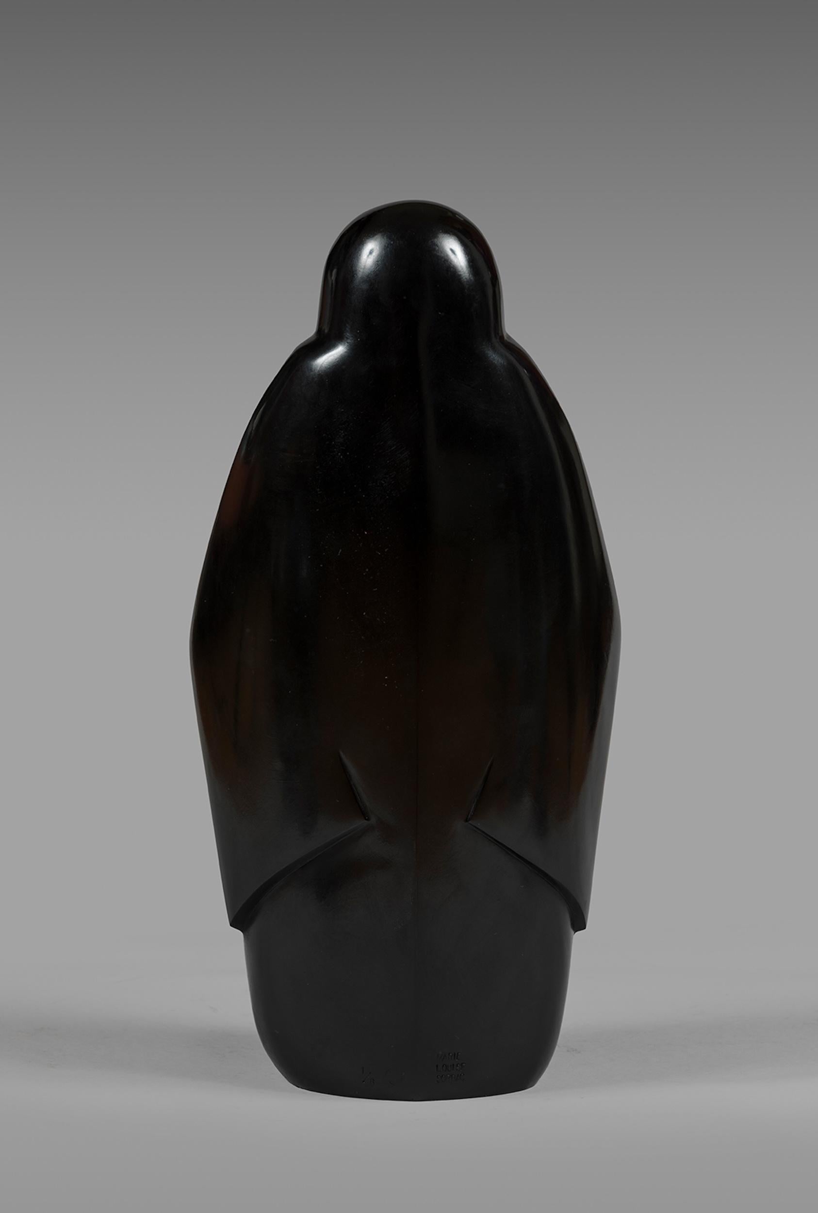 Valdes di Marie Louise Sorbac -  Scultura animale in bronzo, pinguino in vendita 3