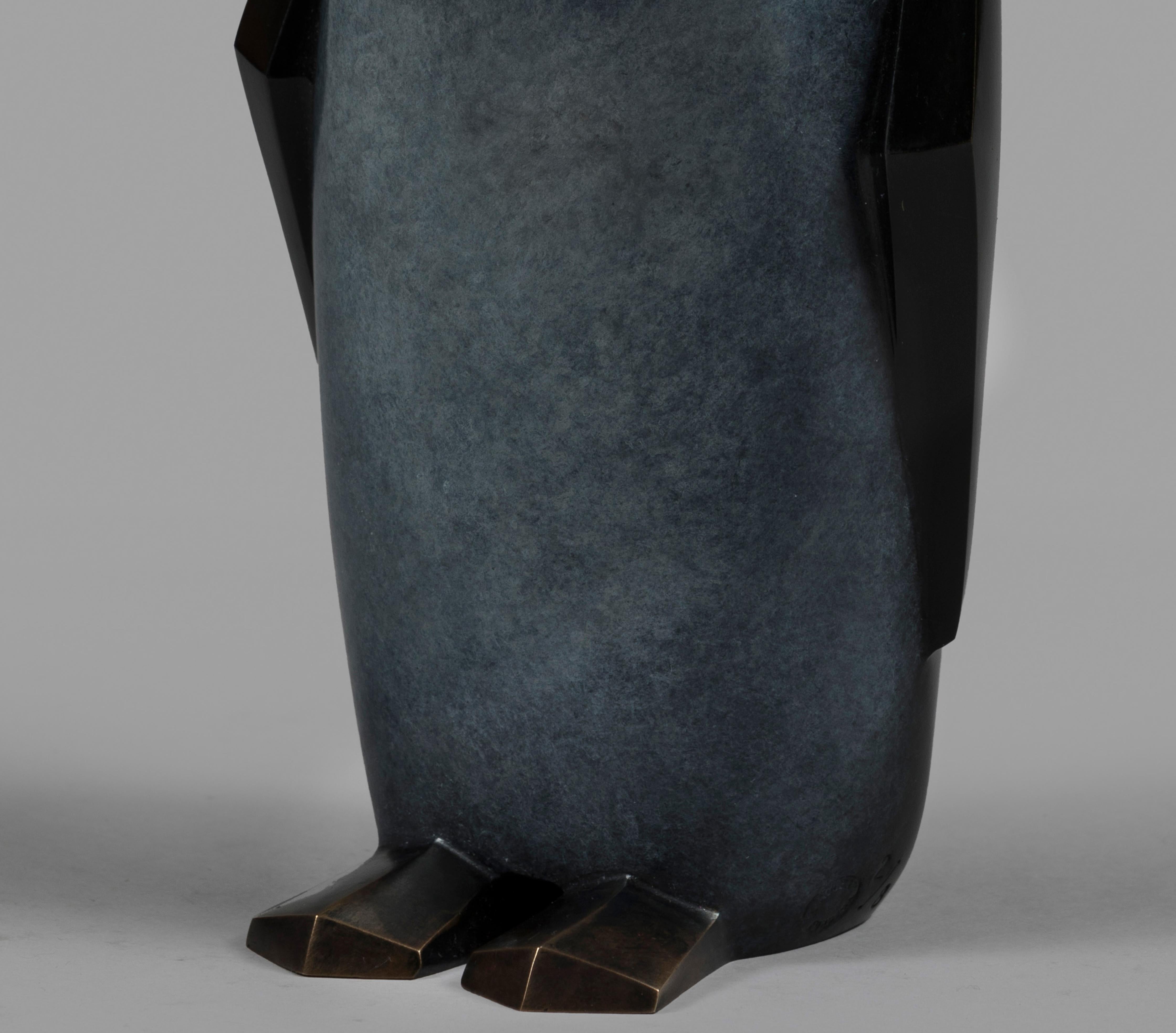 Valdes di Marie Louise Sorbac -  Scultura animale in bronzo, pinguino in vendita 6