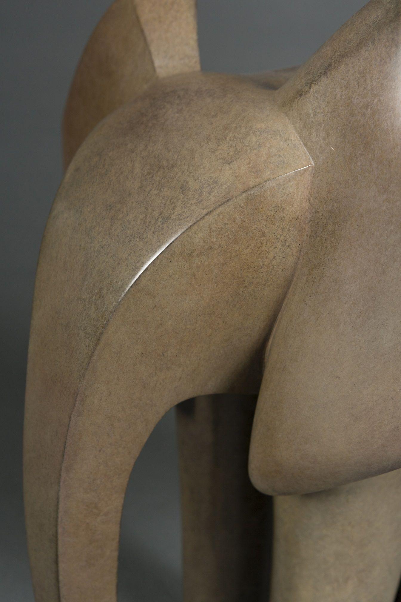 Valentin par Marie Louise Sorbac - Sculpture animalière en bronze, éléphant en vente 5