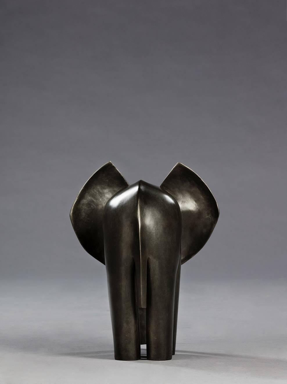 A. Valentin di Marie Louise Sorbac - Scultura in bronzo di animale, elefante in vendita 5