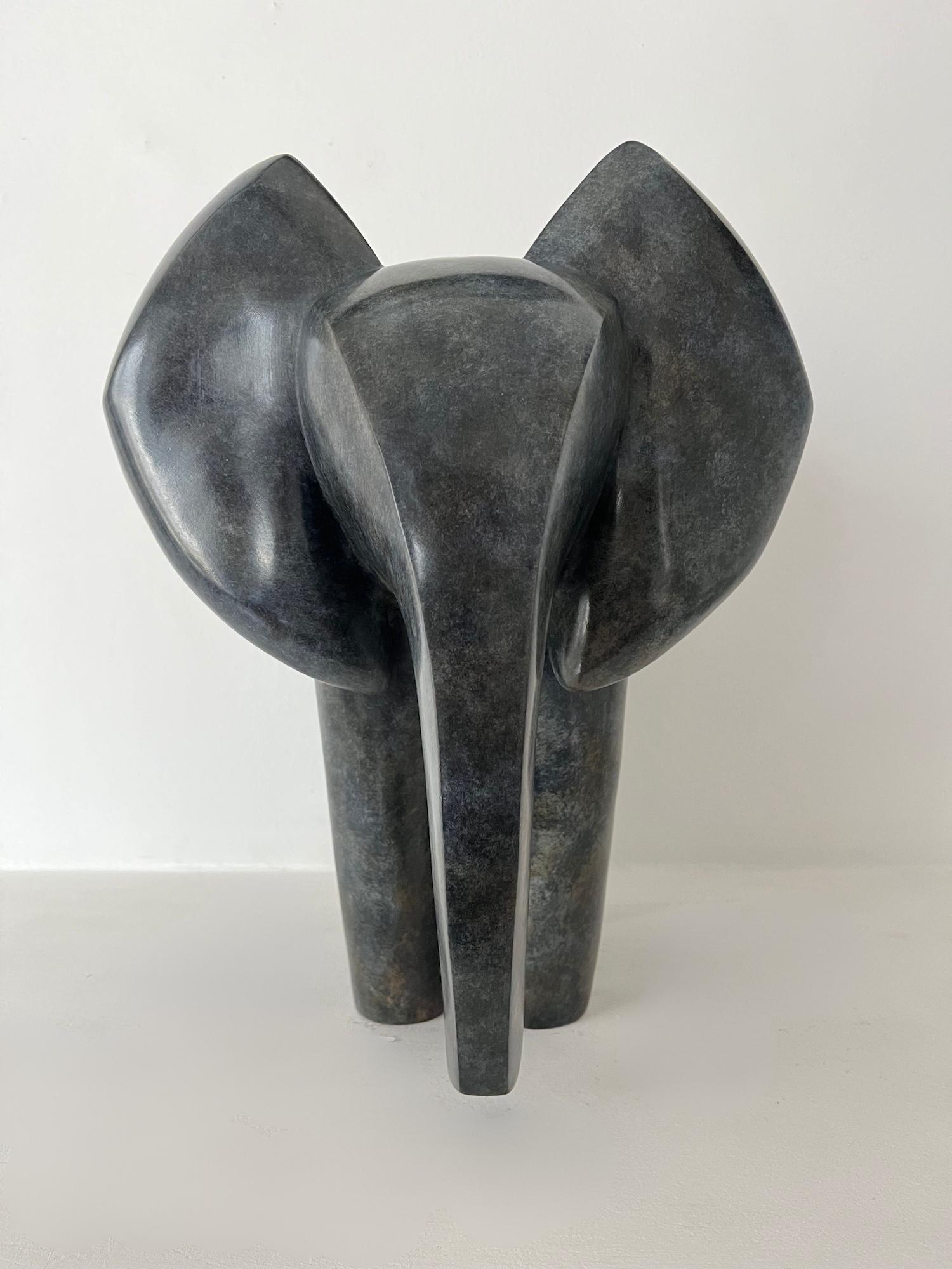 Aentin par Marie Louise Sorbac - Sculpture animalière en bronze, éléphant en vente 8